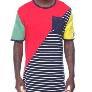 🎉🎉HP🎉🎉Reason Brand Mako half stripe tee